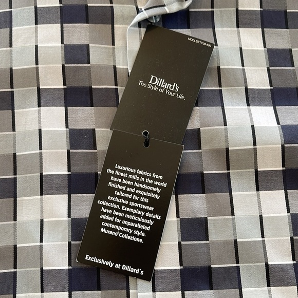 NWT Murano Collezione Long Sleeve Shirt - Size M - Picture 5 of 10